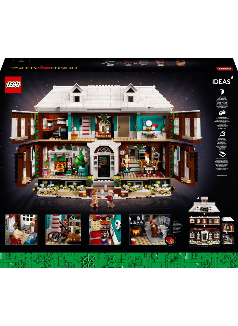 LEGO - ® Ideas Home Alone 21330 - Collectible and Displayable Creative Model Building Set with Home Alone Movie House for Adults (3957 Pieces) - Image 1