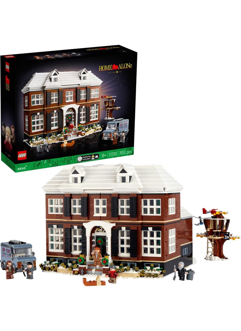 LEGO - ® Ideas Home Alone 21330 - Collectible and Displayable Creative Model Building Set with Home Alone Movie House for Adults (3957 Pieces) - Image 1