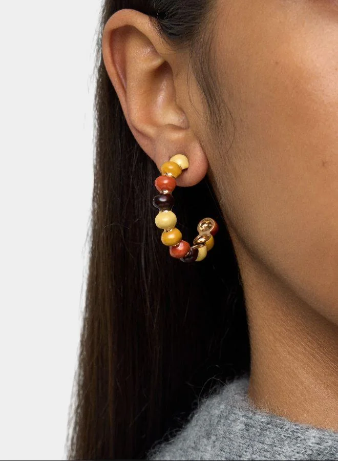 بارفوا أقراط مفتوحة مع مينا