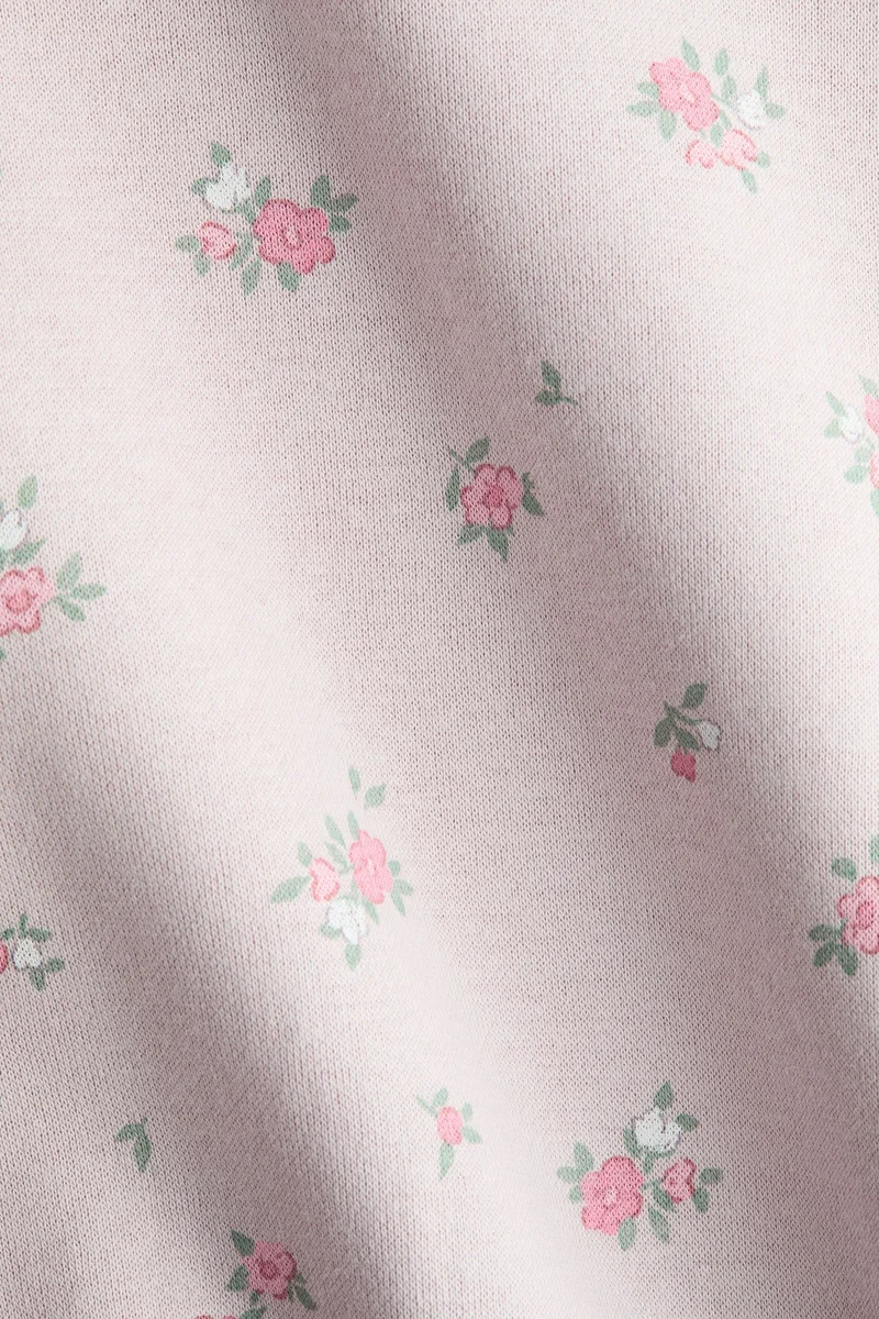 اتش اند ام سويت شيرت مزين بالكشكش