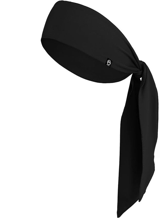 BISMAADH Dri-Fit Sweat Wicking Tie Headband Unisex - Bandana Headband - Sports, Running, Football, Workout Sweat Headband for Men - Pirate Bandana, - Image 1