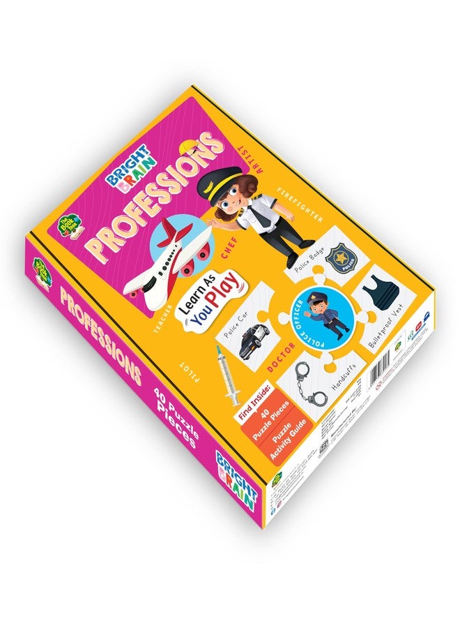 The Book Tree Bright Brain Professions Puzzle - Discover & Match 40 Profession Pieces – Fun Educational Toy for Kids Age 3+ - Gift Box by Majestic Book Club - Image 5