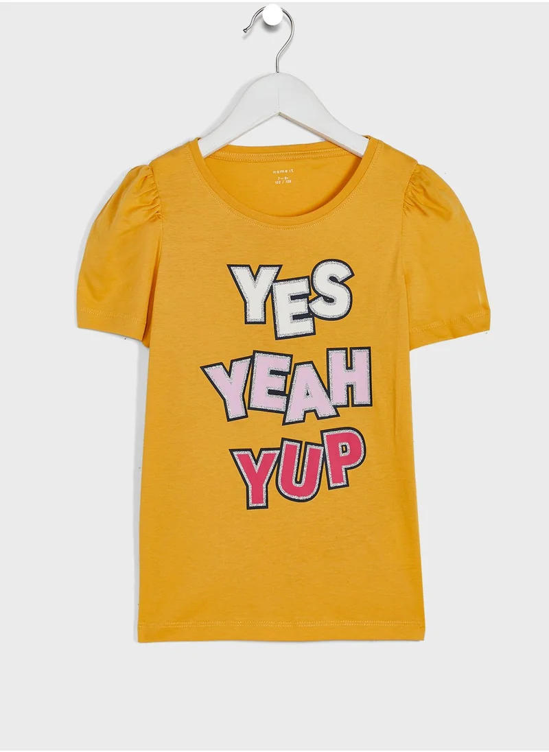 NAME IT Kids Front Graphic T-Shirt