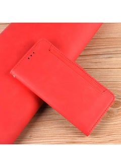 erorex Case For Xiaomi Redmi 13C 5G / 13R 5G Skin Feel Calf Texture Card Slots Leather Phone Case  - Image 2