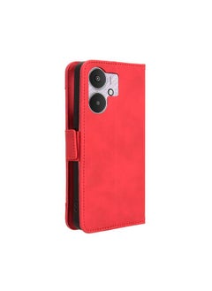 erorex Case For Xiaomi Redmi 13C 5G / 13R 5G Skin Feel Calf Texture Card Slots Leather Phone Case  - Image 3