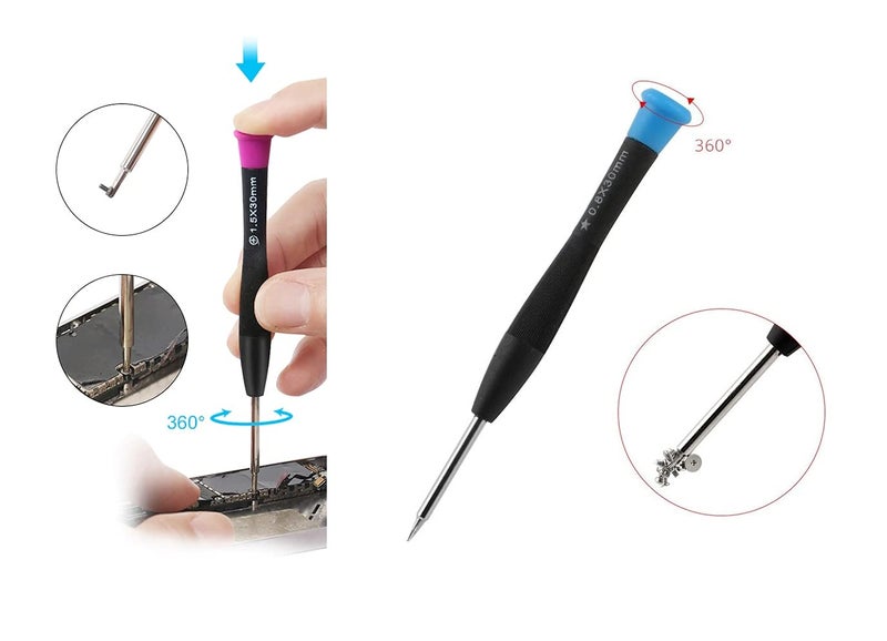 WOWSOME WOWSOME Screwdriver Set For Mobiles phones tablet PDA Watch Repairing Tools Kit with Esd Tweezer and Steel Pry Bar - Image 3