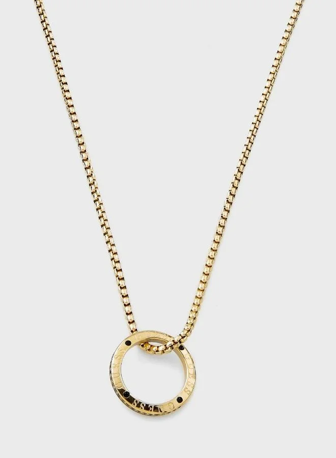 GUESS Casual Pave Ring Necklace