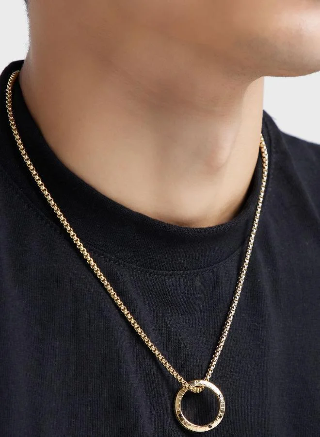 GUESS Casual Pave Ring Necklace