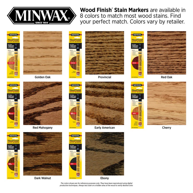 Minwax 63481000 Wood Finish Stain Marker for Touch Ups, Golden Oak - Image 1