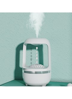 Anti-Gravity Water Drop Humidifier with Adjustment Fog Level Aromatherapy & Essential Oil Diffuser for Anxiety and Stress Relief (Water Drop Humidifier)