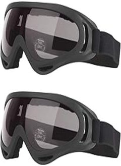 Excefore Excefore 2 Pcs Outdoor Sports Goggles,Cycling Motorcycle Ski Goggles,X400 UV Protection Sandproof Glasses Windproof Dust-proof Anti-fog Tactical Glasses Outdoor Sport for Kids and Adult 
