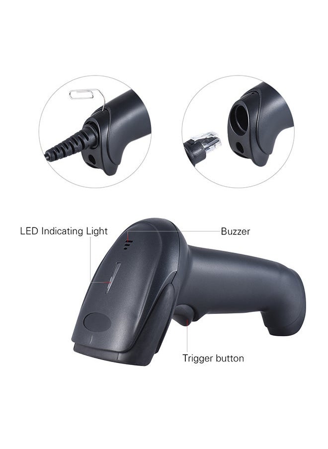 NIBEMINENT Portable Hanheld Bluetooth Wireless 1D Barcode Bar Code Scanner Black  - Image 5