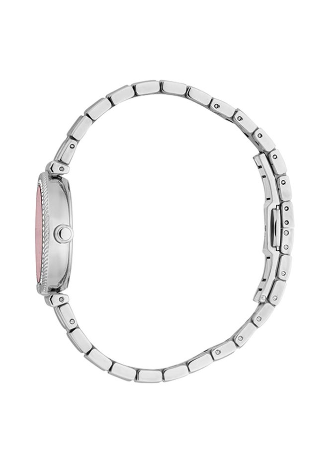 roberto cavalli ساعة يد نسائية أنالوج من الفولاذ المقاوم للصدأ RC5L078M0015 SET - 24 مم  - Image 2