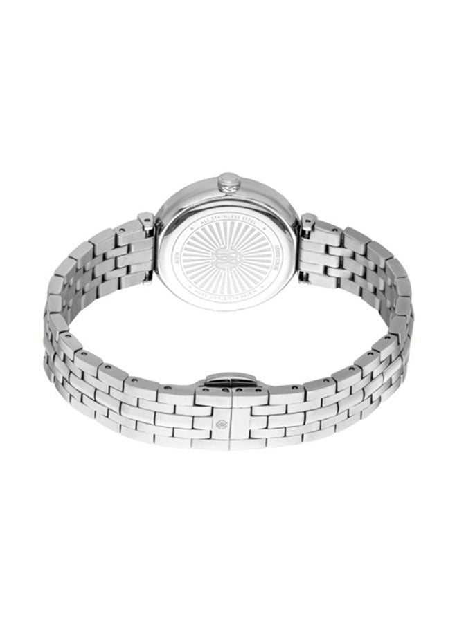 roberto cavalli ساعة يد نسائية أنالوج من الفولاذ المقاوم للصدأ RC5L078M0015 SET - 24 مم  - Image 3