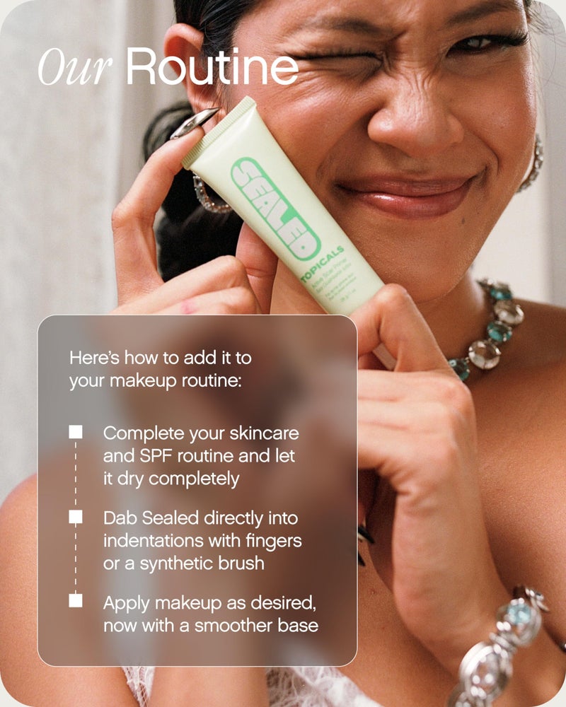 Topicals Sealed Active Scar Filling Primer for Acne Prone Skin - Good for Blemishes, Pores, Acne & Dryness - Contains Retinol and Salicylic Acid - 1 Oz - Image 4