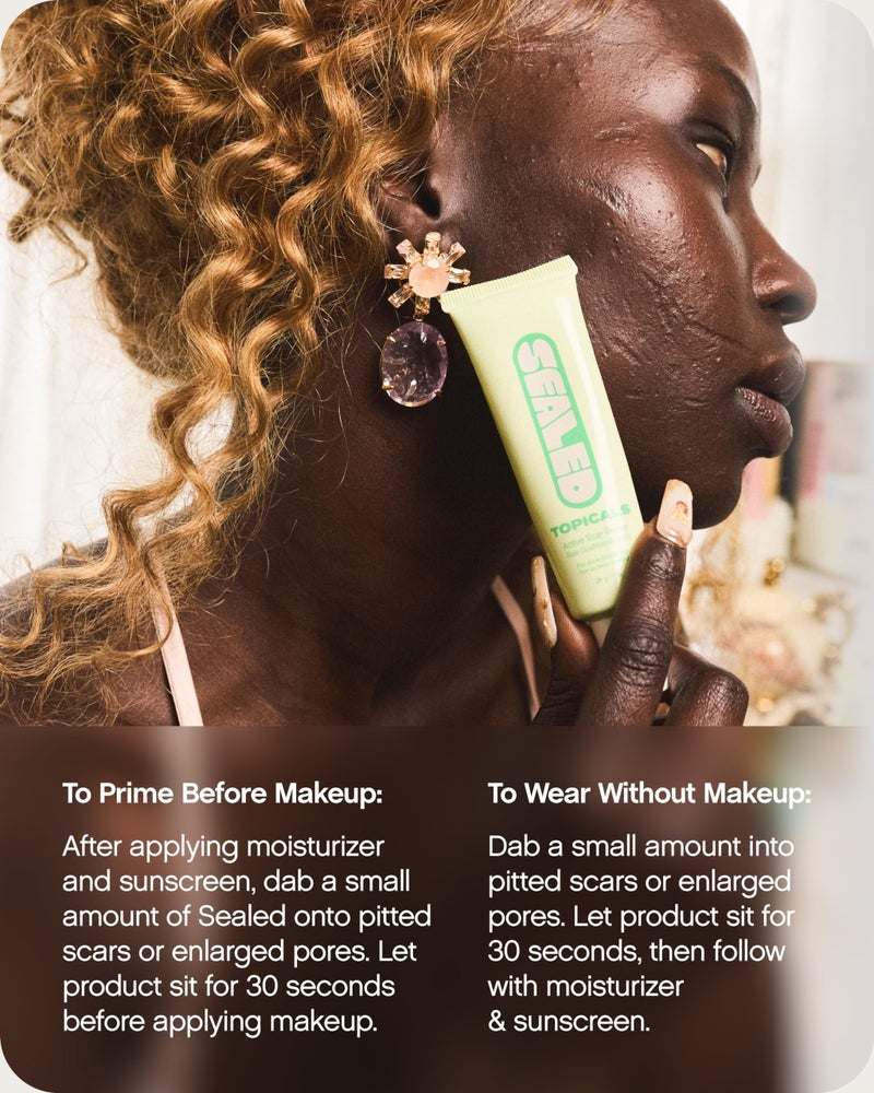 Topicals Sealed Active Scar Filling Primer for Acne Prone Skin - Good for Blemishes, Pores, Acne & Dryness - Contains Retinol and Salicylic Acid - 1 Oz - Image 5