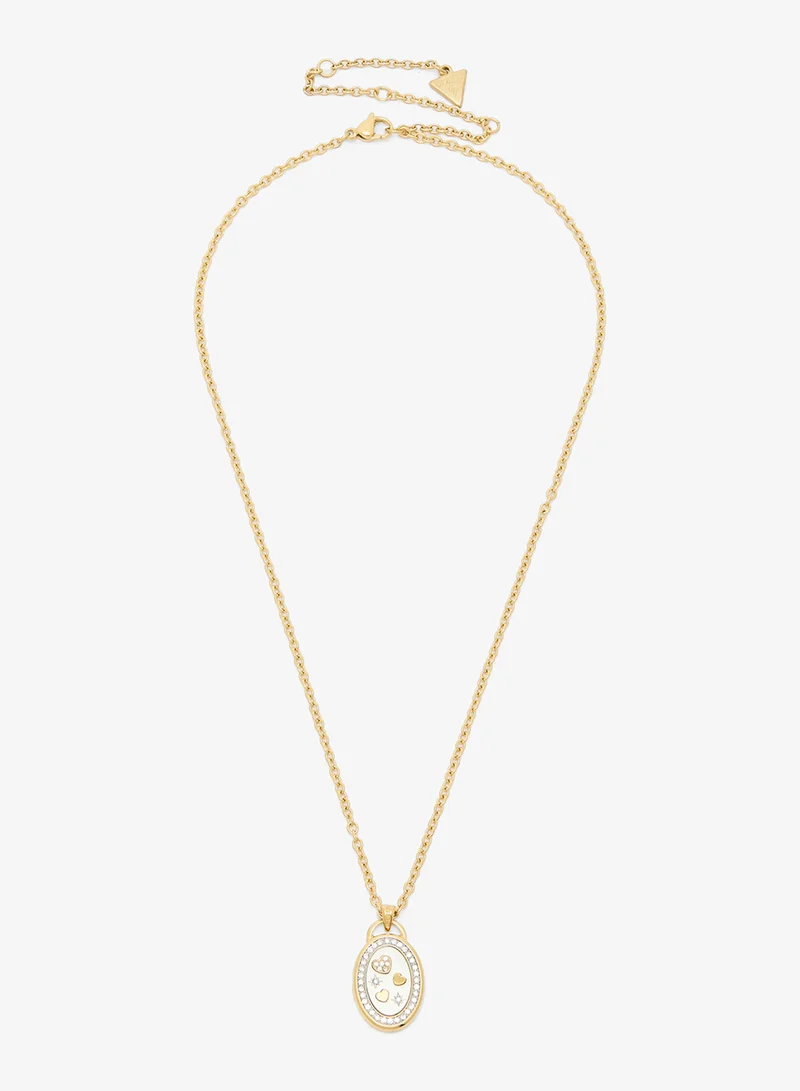 جس قلادة بتعليقة قلب