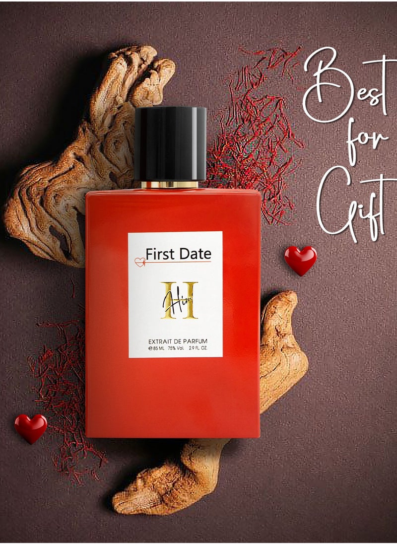 Linea De Bella - First Date Him EDP 85ML - Image 1