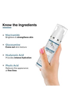 FIXDERMA 20% Niacinamide Serum For Face For Pore Minimizer With 2.5% Glucosamine & Hyaluronic Acid Serum | Open Pores Serum | Hydrating Serum | Face Serum For Men & Women 30G  - Image 4