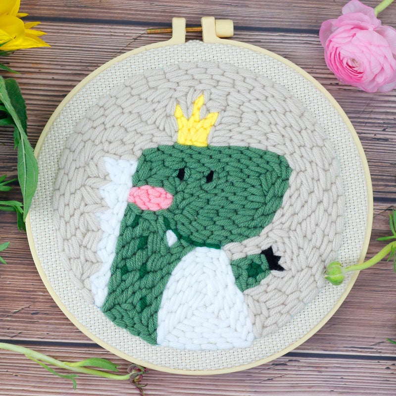 Russian Stamping Embroidery Diy Handmade Material Wrap Wool Embroidery Stamping Xiu Dun Embroidery Chinese And English Video - Image 5