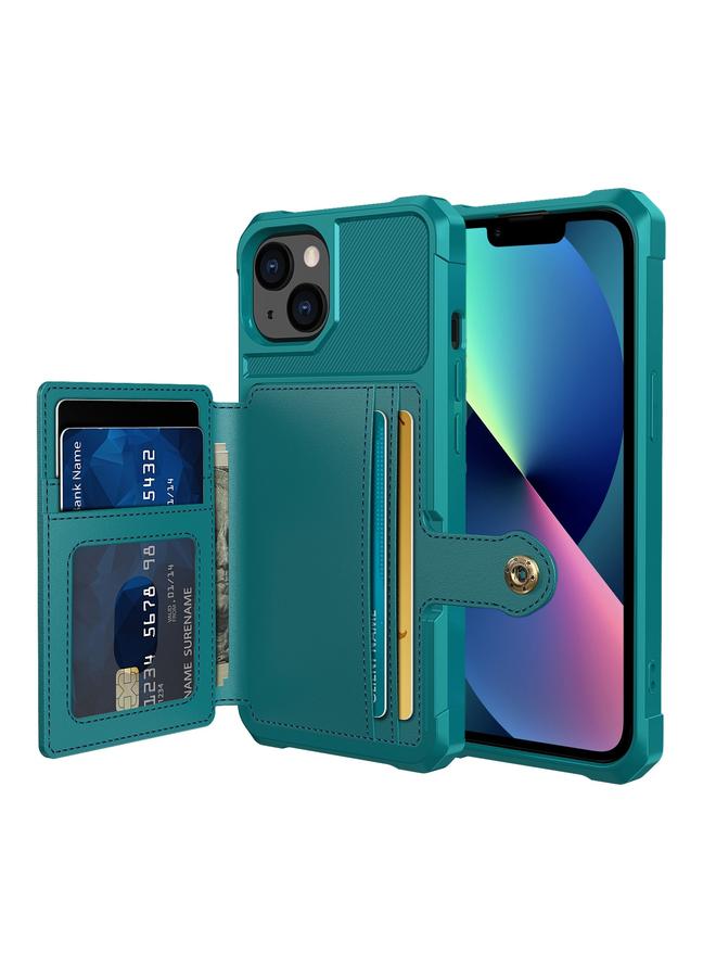 S-TOP Case For iPhone 14 Plus Magnetic Wallet Card Bag Leather Phone Case - Image 1