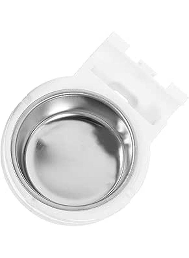 Stainless Steel Wall Mounted Ashtray With Lid Indoor Outdoor Smoke Resistant Container - Image 1