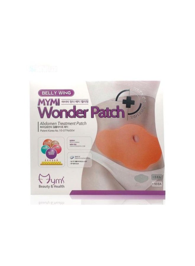 MYMI Korean Abdominal Patches – To tighten the abdomen and waist, reduce fat and sagging quickly and effortlessly | Effective formula for burning fat and sculpting the body with visible results from the first use – 5 patches - Image 3