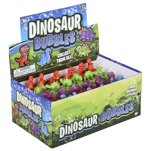 Rhode Island Novelty 3 Inch Dinosaur Bubble Bottles, Two Dozen per Order - Image 4
