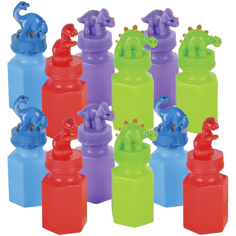 Rhode Island Novelty 3 Inch Dinosaur Bubble Bottles, Two Dozen per Order - Image 5