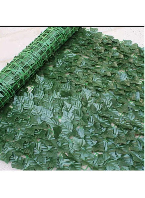 𝐅𝐅𝐃 سياج خصوصية صناعي بأوراق خضراء - جدار نبات اللبلاب الصناعي مقاس 1 × 3 متر للحديقة الداخلية والخارجية، والشرفة والخلفية المزخرفة"