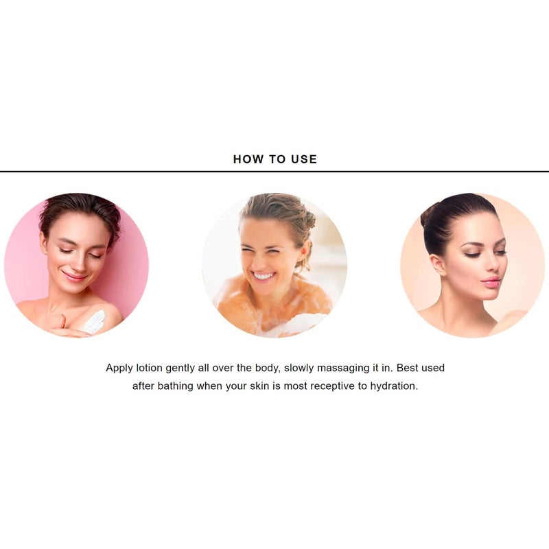 COSMO لوسيون الجسم المعطر ببتلات الورد 1000 مل، مع مستخلص بتلات الورد لتجديد وإشراقة البشرة، للعناية اليومية بالرطوبة، للرجال والنساء - Image 5