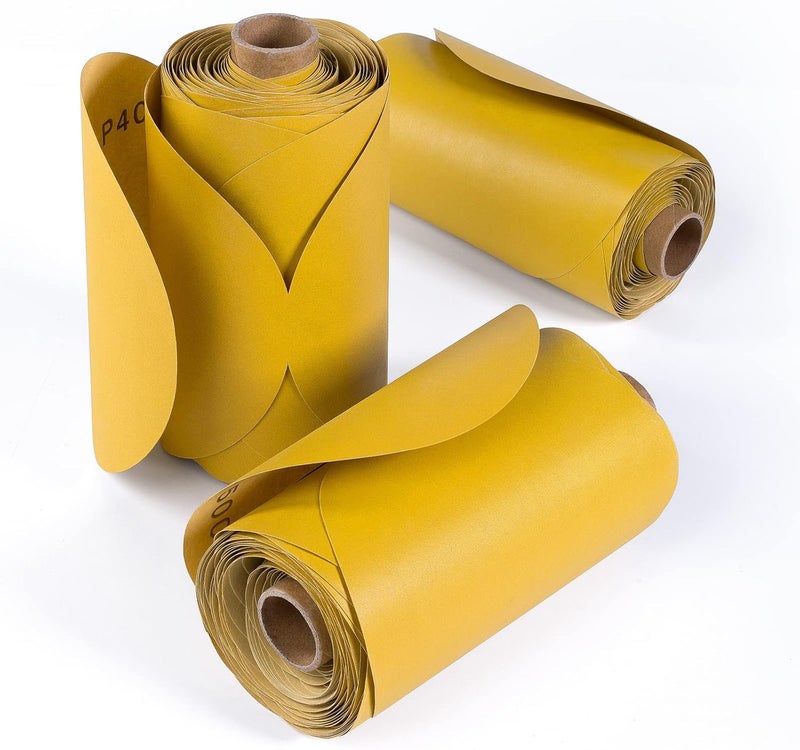 100 PCS PSA Discs 6 Inch Sanding Discs Self Stick 400 Grit Aluminum Oxide Round Sandpaper for Orbital Sander