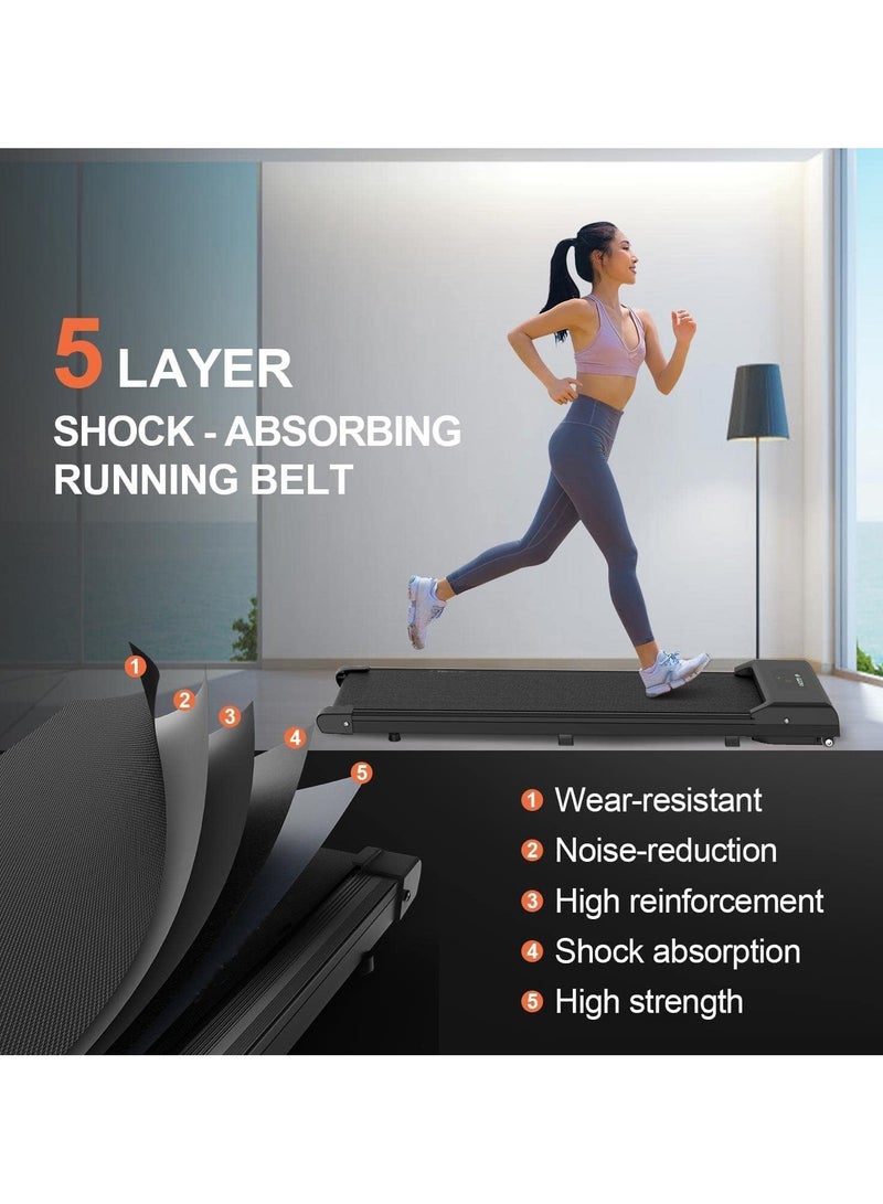 RUIYADA Upgraded Walking Pad Treadmill, Smart Walking Pad, Quiet Under Desk Treadmill for Home Use, Remote Control & App-Enabled, No Assembly Required, Fitness Data Recording  - Image 3