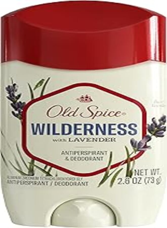 Old Spice Antiperspirant Deodorant for Men Inspired by Nature Wilderness With Lavender Invisible Solid 2.6 oz