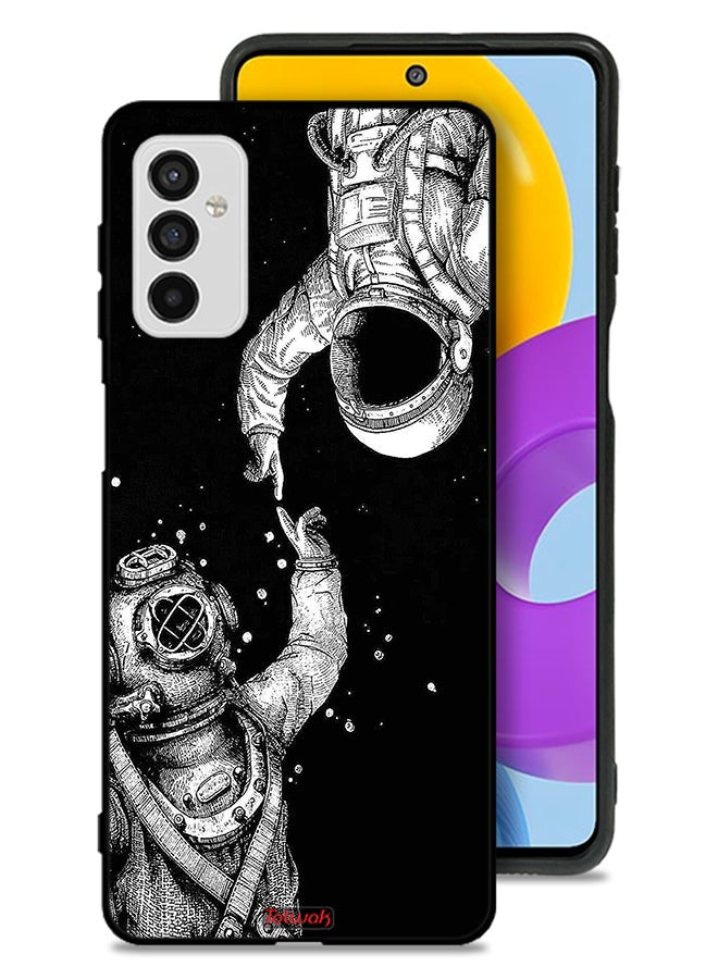 Tolwak Samsung Galaxy M52 5G Protective Case Cover Astronauts - Image 1