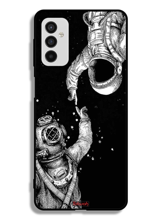 Tolwak Samsung Galaxy M52 5G Protective Case Cover Astronauts - Image 2