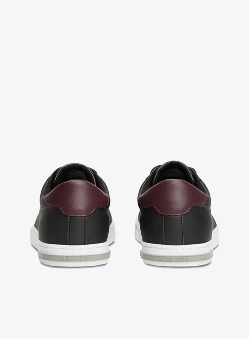 Tommy Hilfiger Black Essential Low Top Sneakers for Men | Best Price UAE