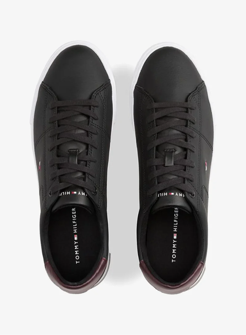 Tommy Hilfiger Black Essential Low Top Sneakers for Men | Best Price UAE