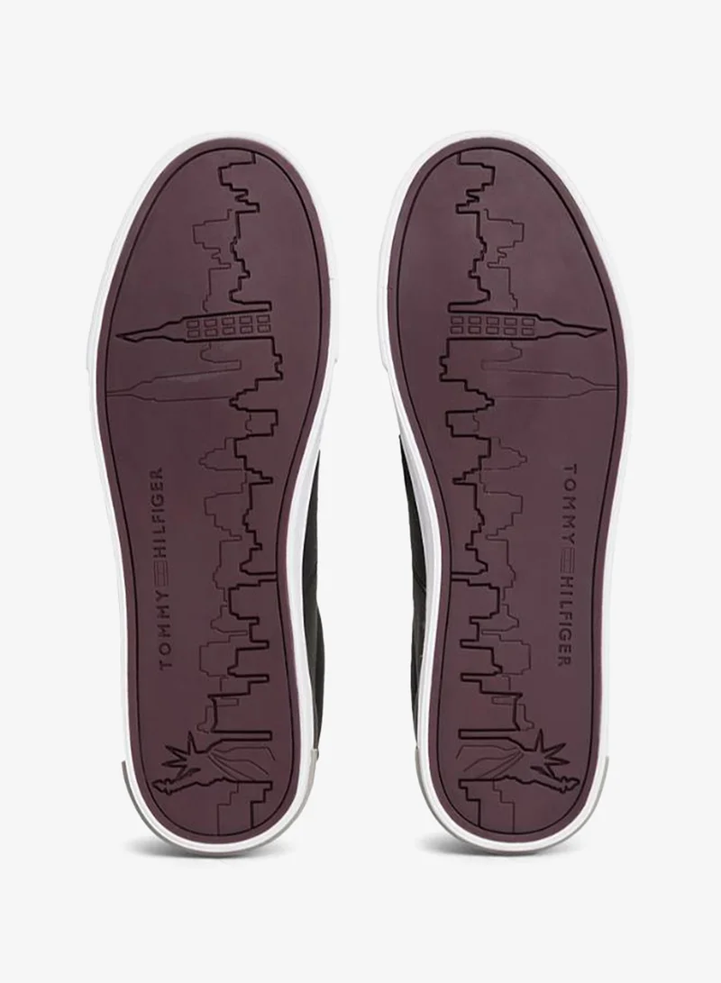 Tommy Hilfiger Black Essential Low Top Sneakers for Men | Best Price UAE