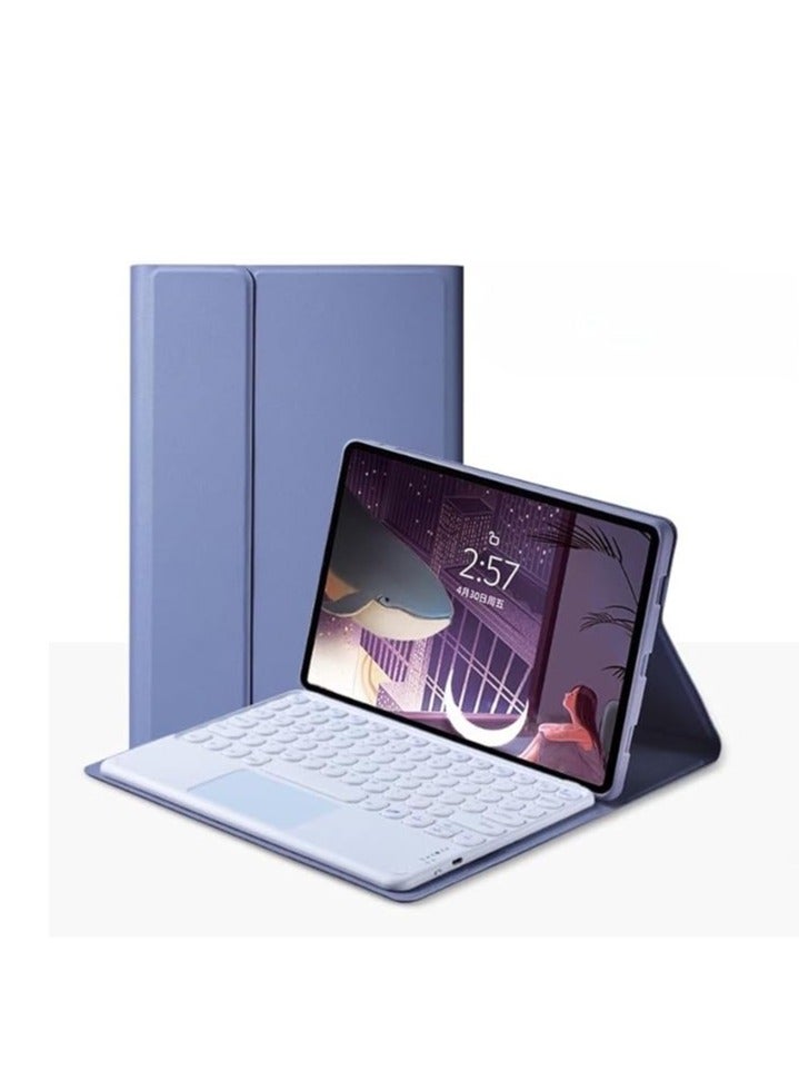 Touch Keyboard Case Compatible with Xiaomi Pad 7 / Pad 7 Pro 11.2 Inch 2024, with Detachable Bluetooth Keyboard and Protective Case Cover with Xiaomi Pad 7 / Pad 7 Pro 2024 (purple)