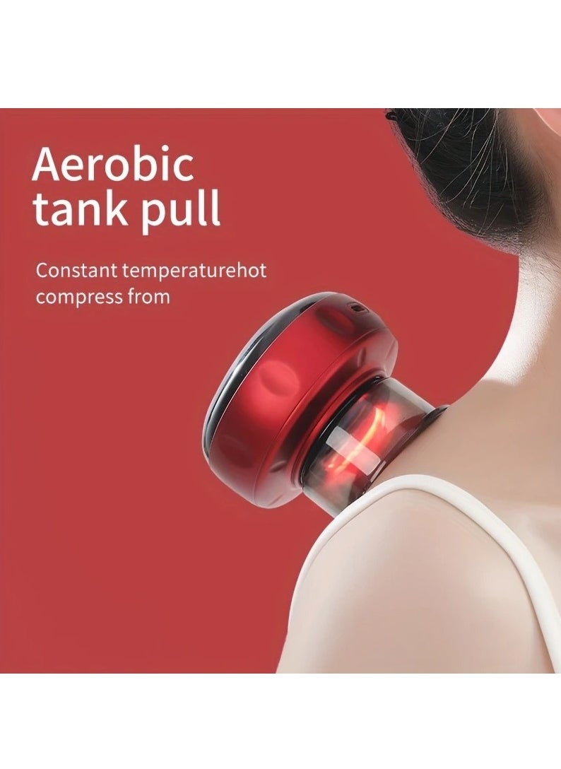 LIMOS 4-in-1 Smart Vacuum Cupping Therapy Massager with Electric Heating, Black Light Therapy, USB Rechargeable, Oil-Infused for Targeted Pain Relief, Muscle Soreness, Circulation, Skin Tightening, and Beauty Spa Experience - Portable, Intelligent & Home Use Kit  - Image 5