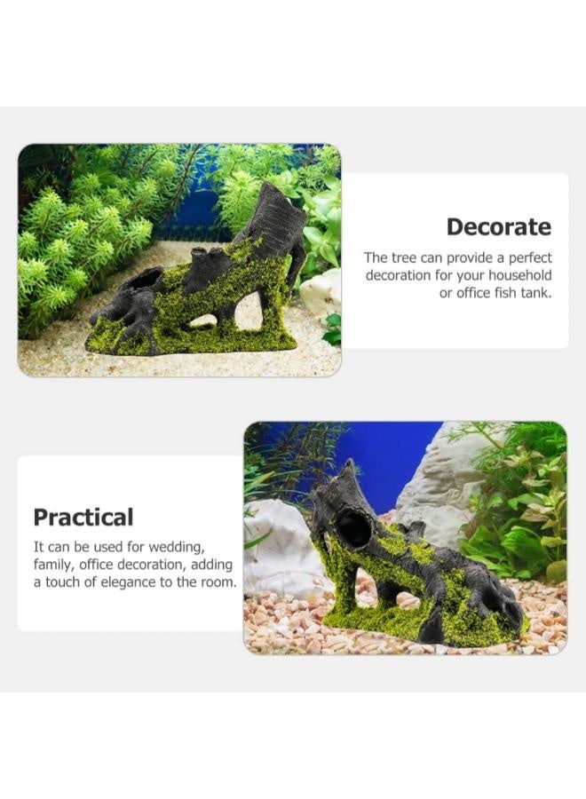 Aquarium Rock Tree Trunk Hiding Decoration - Image 4