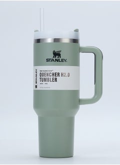 Stanley Stainless Steel Tumbler - Vacuum Insulated Water Bottle for Home, Office or Car, Reusable Tumbler with Leak-Proof Straw, Keeps Cold for 11 Hours or Iced for 2 Days, 40 oz