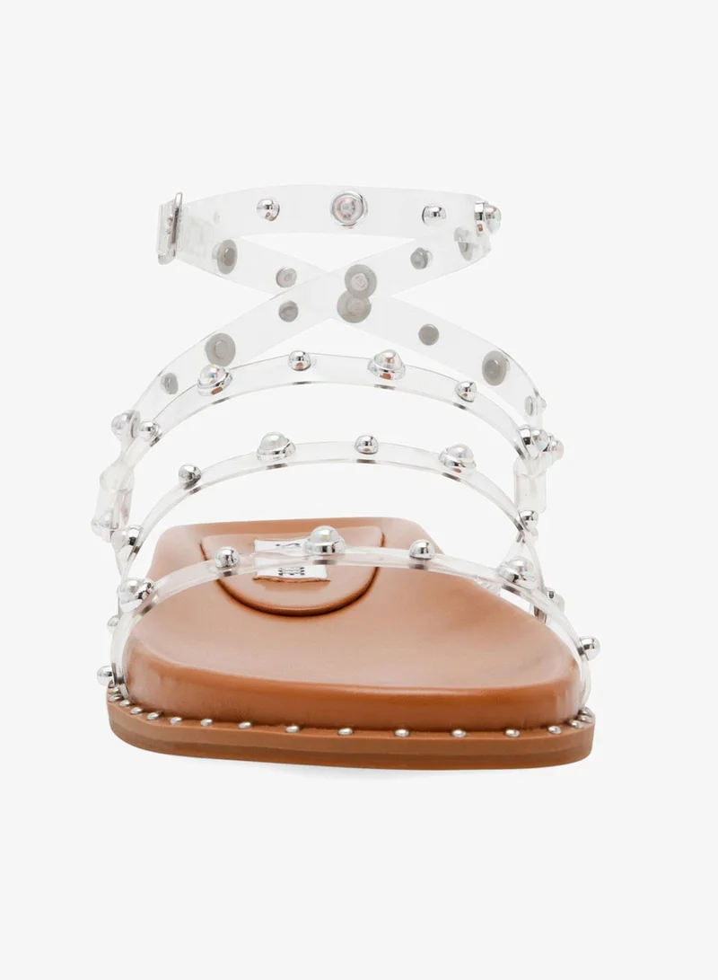 STEVE MADDEN  Steve madden stormie women's clear flat sandals for Women | Best Price UAE