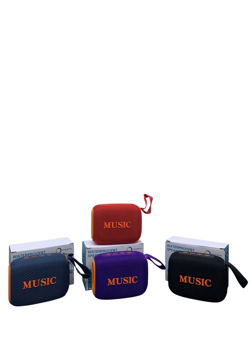 NEW Mini LS-J05 IPX4 Waterproof Wireless Speaker Portable Active USB TF BT Stereo Bass Sound Mini Speaker With FM Radio - Image 3
