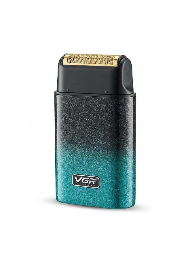 VGR Portable Electric Foil Shaver V-326  4500 RPM – Ultra-Close Shaving for Clean Finishes & Precision Grooming Compact Men’s Shaver with Stainless Steel Blades, USB Charging & Travel Kit for Professional Results Anywhere Multicolor - Image 1