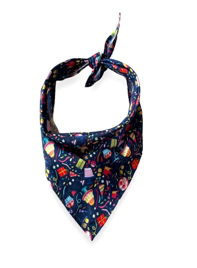 W Brings XL Dog Bandana for Dogs | This Stunning Gorgeous Design Dog Bandana Scarf is Perfect Styling Accessory for Extra Large Dogs. (XL (Extra Large), Bday Pudding) - Image 2
