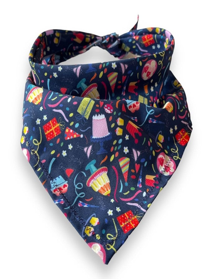 W Brings XL Dog Bandana for Dogs | This Stunning Gorgeous Design Dog Bandana Scarf is Perfect Styling Accessory for Extra Large Dogs. (XL (Extra Large), Bday Pudding) - Image 4