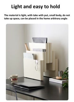 fashionhome Modern Compact Design Floor Magazine Rack File Holder Books Newspapers Tablets Laptops Keyboards and Headphones Stylish Mail Organizer for Home and Office 40x18.5x44.5 cm  - Image 5