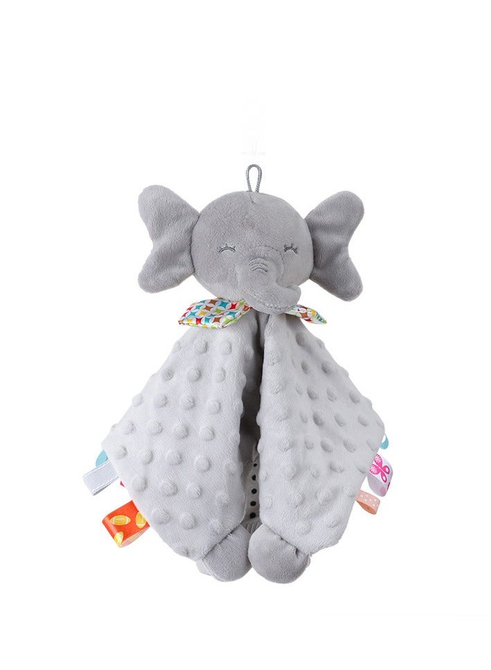 general Baby animal towel, cute cartoon lathe, hanging baby handkerchief, towel, saliva towel, tonic - Image 5